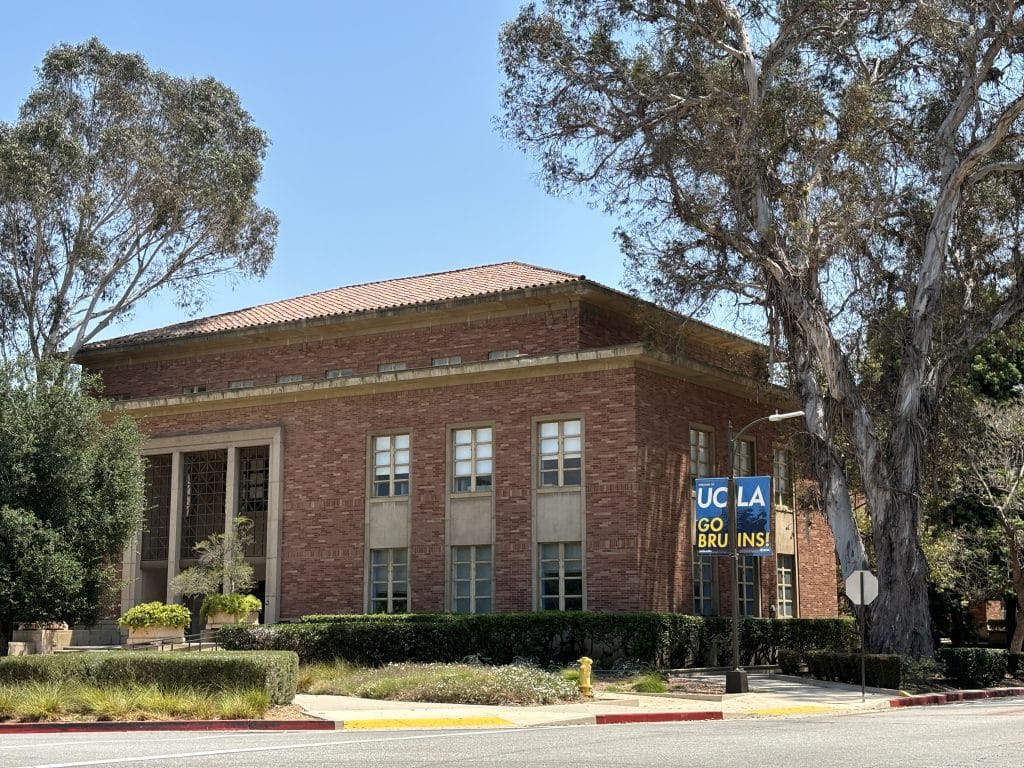 UCLA's front of Herb Albert School of Music