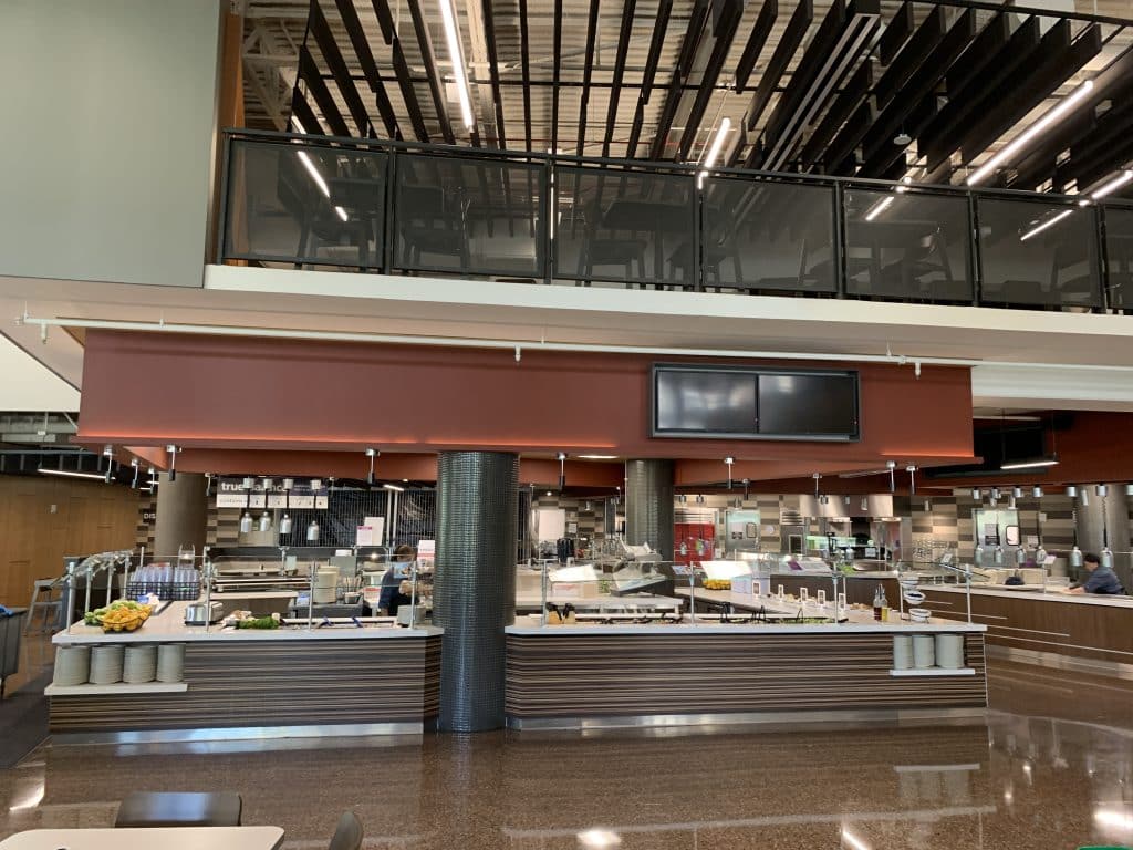 Arizona State University dining area