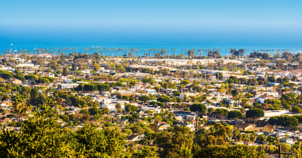 UCSB, Isla Vista, and the Pacific Ocean