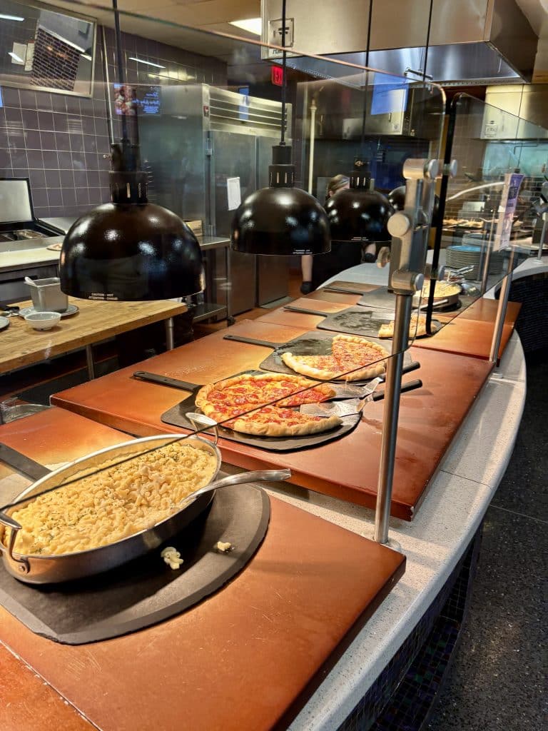 TCU has many dining options including pizza