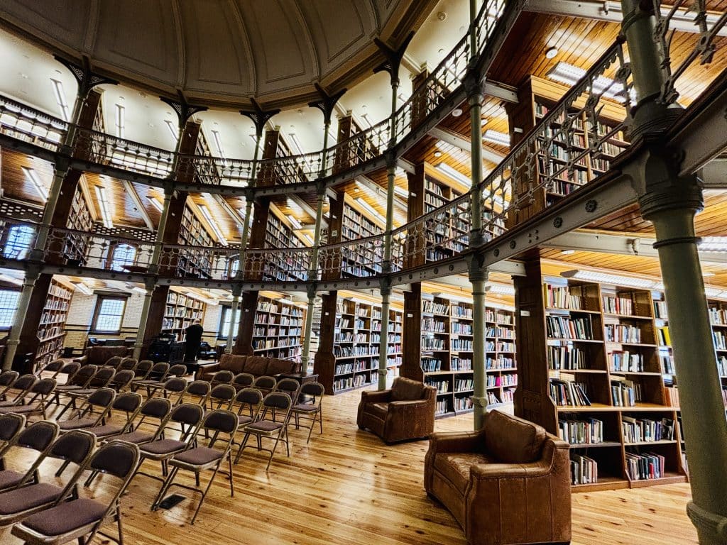 Lehigh University’s historic Linderman Library is a favorite study spot