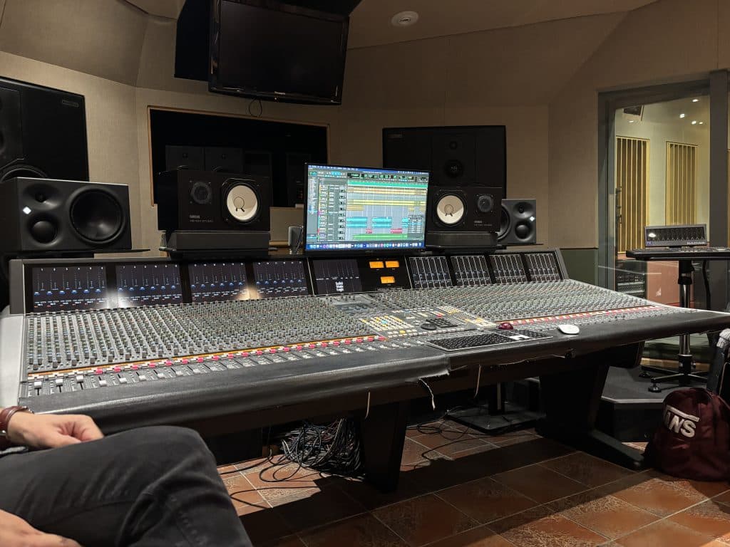 Students use the George Martin recording studio