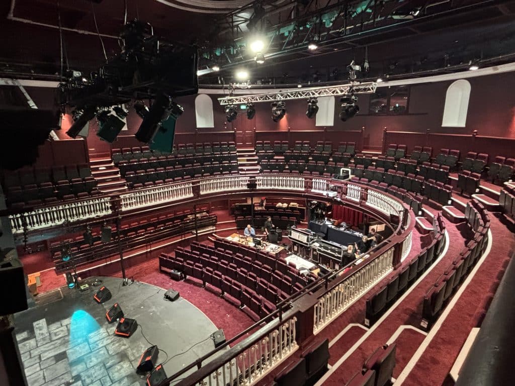 Student performers use the Paul McCartney auditorium