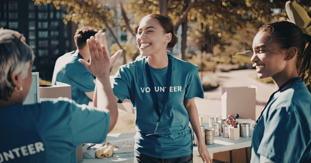 San Diego high school students volunteering in the community